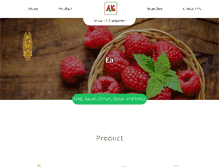 Tablet Screenshot of aakinternational.com